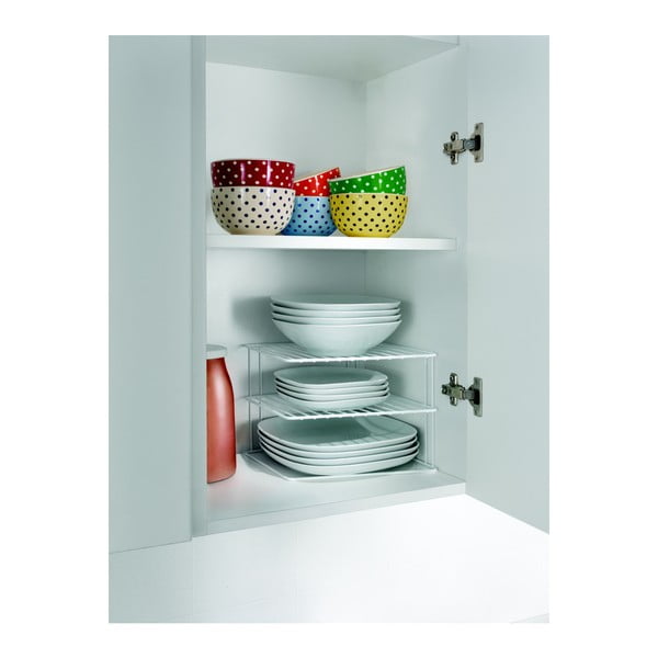 Valge terasest lisariiul 25x25cm Silos – Metaltex-image-1