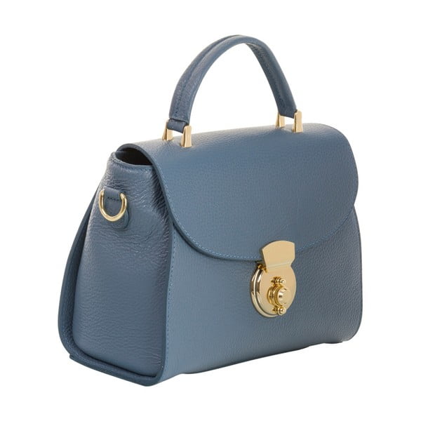 Modrá kabelka z pravé kůže Andrea Cardone Elegant