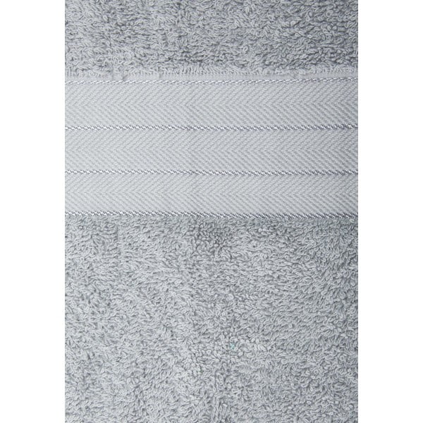 Helehallid puuvillased froteerätikud 4 tk komplektis 50x100 cm – Good Morning-image-1