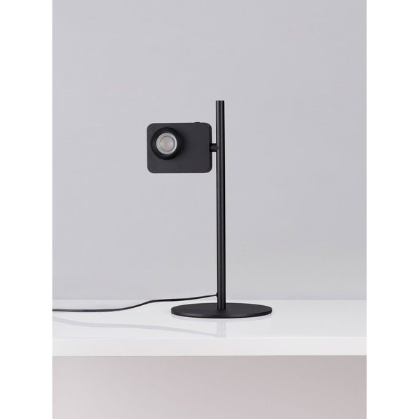 Must alumiiniumist LED-laualamp painduva/hämardatava konstruktsiooniga (kõrgus 46 cm) Kedros - Nova Luce-image-3