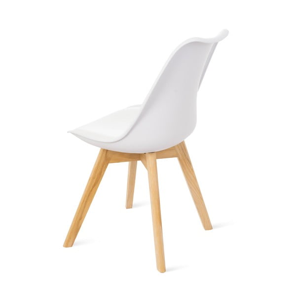 2 valge tooli komplekt pöögijalgadega Retro - Bonami Essentials-image-2