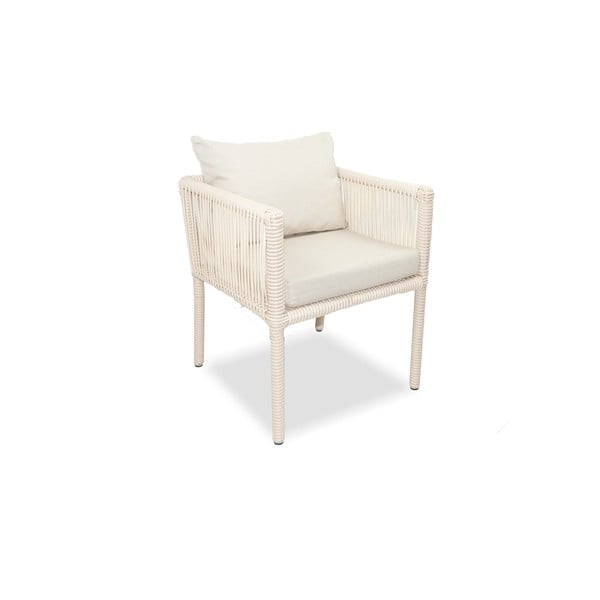 Beež kunstlikust rotangist aiamööbli komplekt 8-le Vera 200 - Floriane Garden-image-1