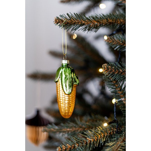 Klaasist jõulukaunistus Corn - Sass & Belle-image-1