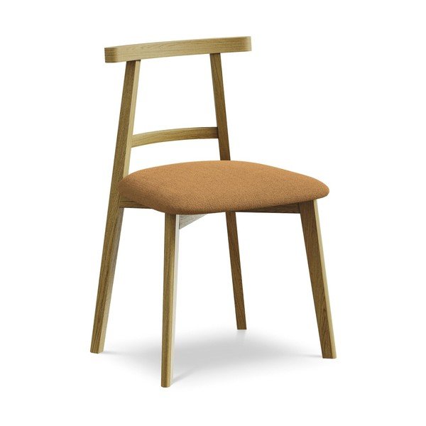 Täispuidust söögitoolid terrakota värvi Ohelo - Makamii