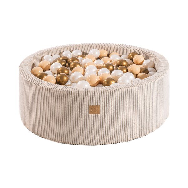 Kreem velvetist pallibassein ø 90x30 cm Montessori - Meowbaby
