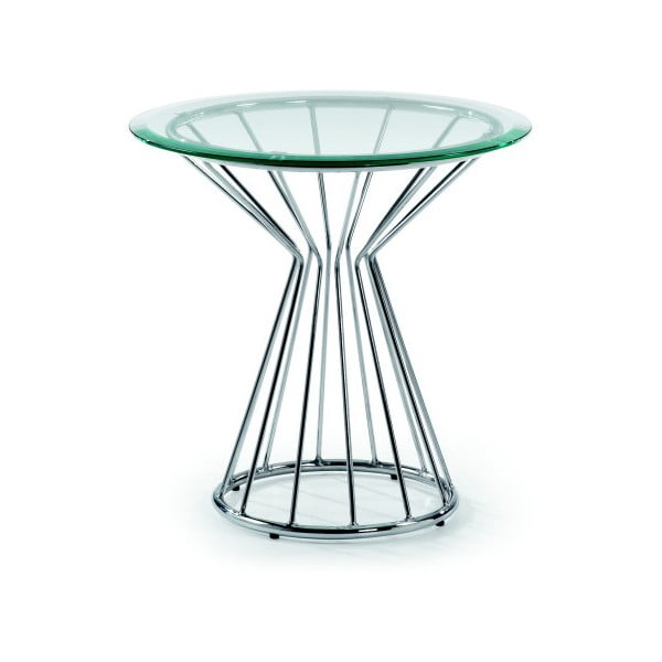 Transparetní odkládací stolek La Forma Lime