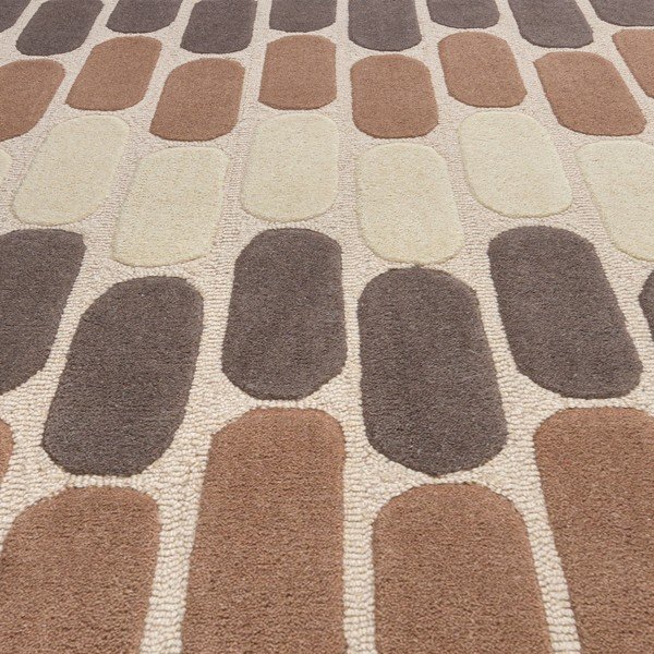 Pruun/beež villane vaip 200x290 cm Fossil - Flair Rugs-image-2