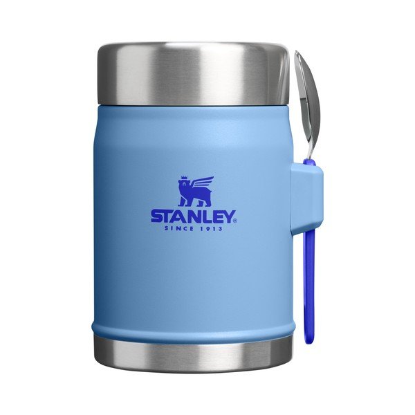 Sinine roostevabast terasest toidutermos 400 ml Legendary Food Jar + Spork Blue Sky - Stanley