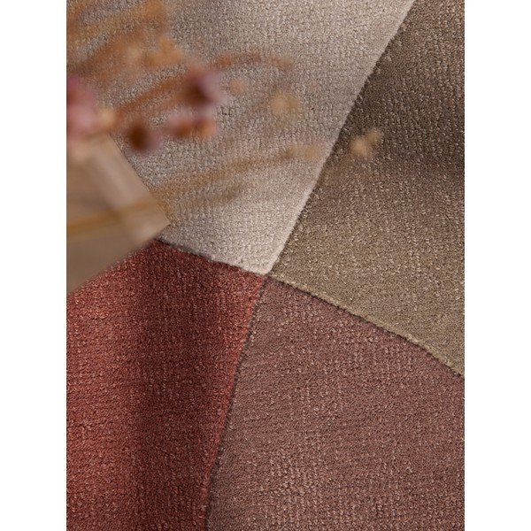 Beež käsitsi kootud villane ümmargune vaip ø 200 cm Hackney Clarissa - Ted Baker-image-2