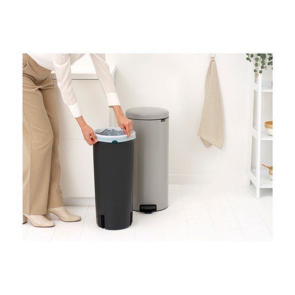 Helehall terasest prügikast 30 l NewIcon - Brabantia-image-3
