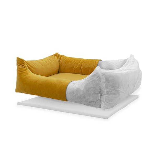 Kollane koeravoodi 67x80 cm - Madison-image-3