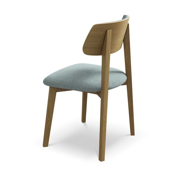 Sinine täispuidust söögitool Niu - Makamii-image-3