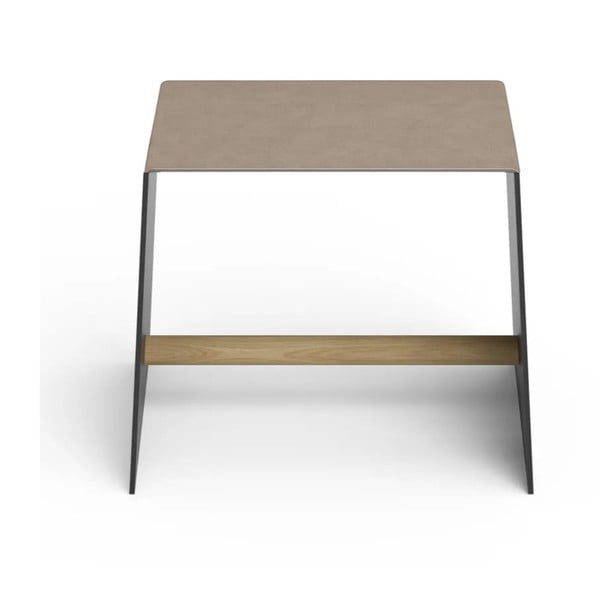 Hallikasbeež metallist taburet Bull - LIND DNA