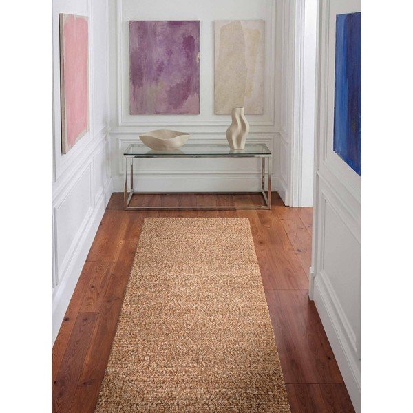 Beež käsitsi kootud bukleekangast vaip 80x200 cm Notting Hill Portobello – Ted Baker-image-1