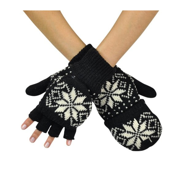 Černé rukavice Lisa