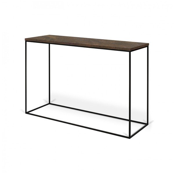 Konzolový stolek s deskou z červeného mramoru TemaHome Gleam-image-1