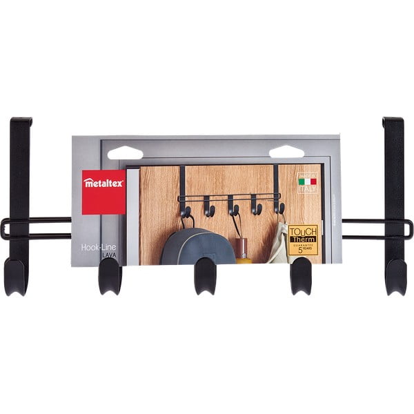 Must metallist uksehoidja 38 cm Lava - Metaltex-image-2
