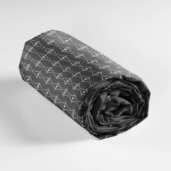 Tumehall puuvillane lina 90x190 cm Aristide - douceur d'intérieur-image-3