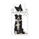 Puuvillane laste voodipesu üheinimesevoodile 140x200 cm Border Collie - Jerry Fabrics