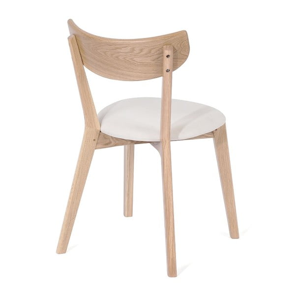 Valge istmega tammepuust söögitool Arch - Bonami Essentials-image-2