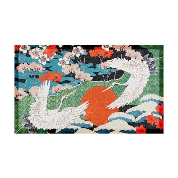 Uksematt 40x70 cm Japanese Bird - Artsy Doormats