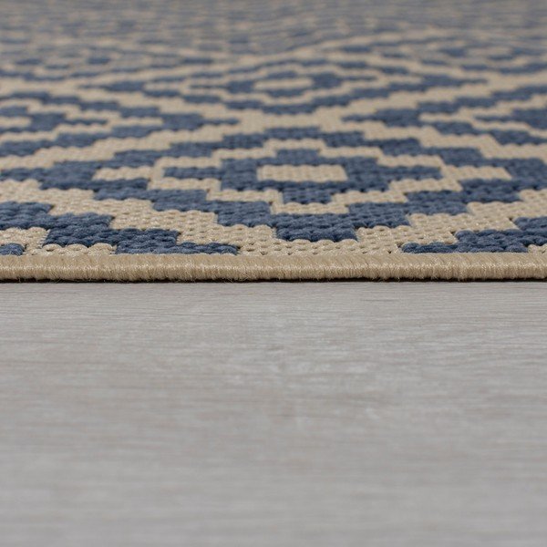 Sinine/beež õuevaip 200x200 cm Moretti - Flair Rugs-image-4