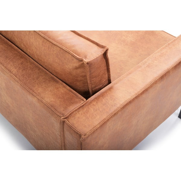 Pruun kunstnahast diivan 216 cm Rate - Scandic-image-3