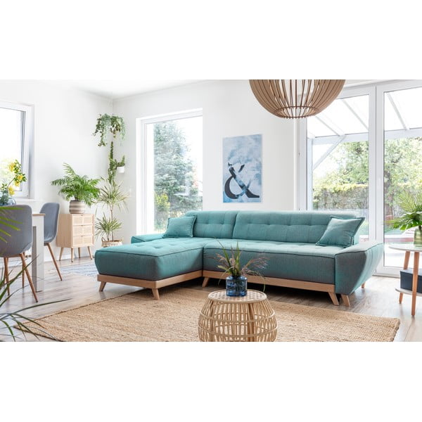 Türkiissinine nurgadiivanvoodi (muutuv) Dazzling Daisy - Miuform-image-4