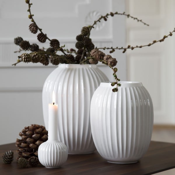 Valge savivasi Hammershoi, ⌀ 20 cm Hammershøi - Kähler Design-image-1
