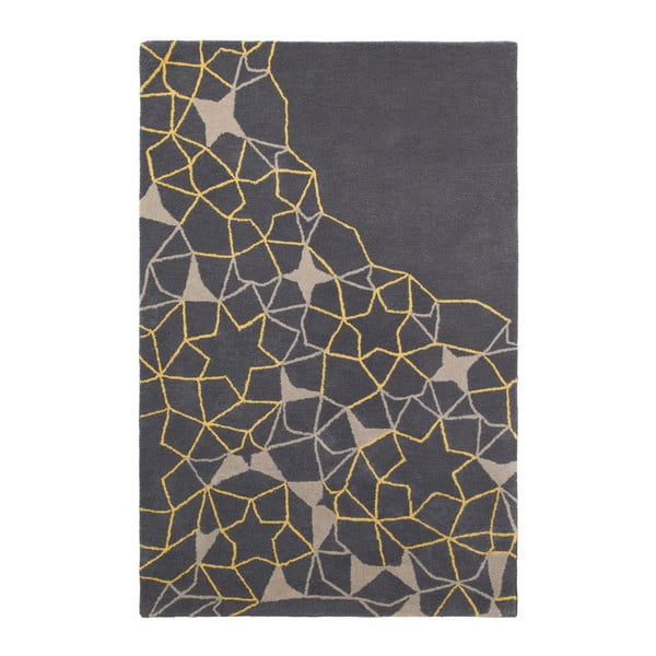 Žluto-šedý koberec Think Rugs Spectrum, 120 x 170 cm