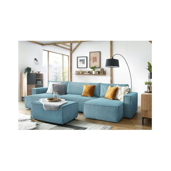 Helesinine velvetist tumba Nihad - Bobochic Paris-image-4