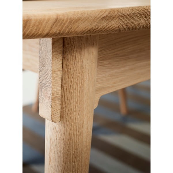 Kokkupandav söögilaud tammepuidust 106x184 cm Miro - Hammel Furniture-image-1