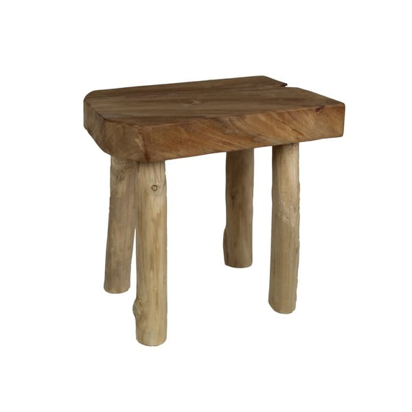 Stolička  z teakového dřeva a dřeva mungur HSM collection Aure