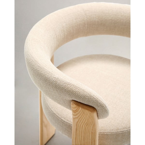 Beež tuhkpuidust söögitool Granite - Kave Home-image-3