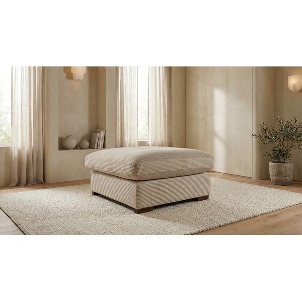 Beež velvetist tumba Comfy - Scandic-image-1