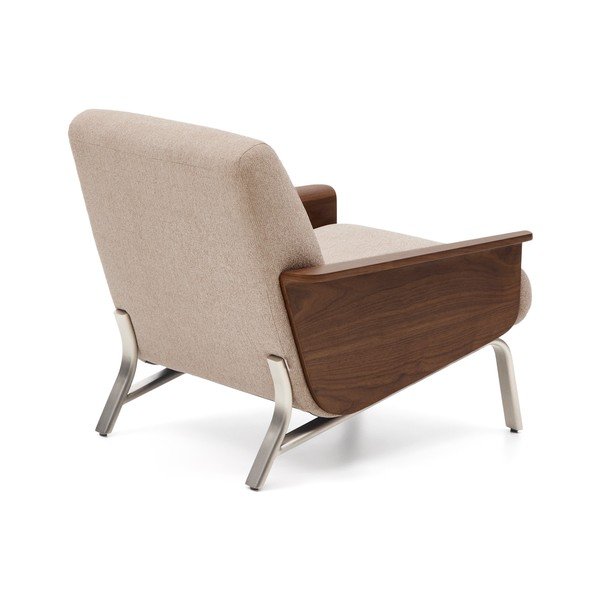 Helepruun šenillist tugitool Amsen - Kave Home-image-4