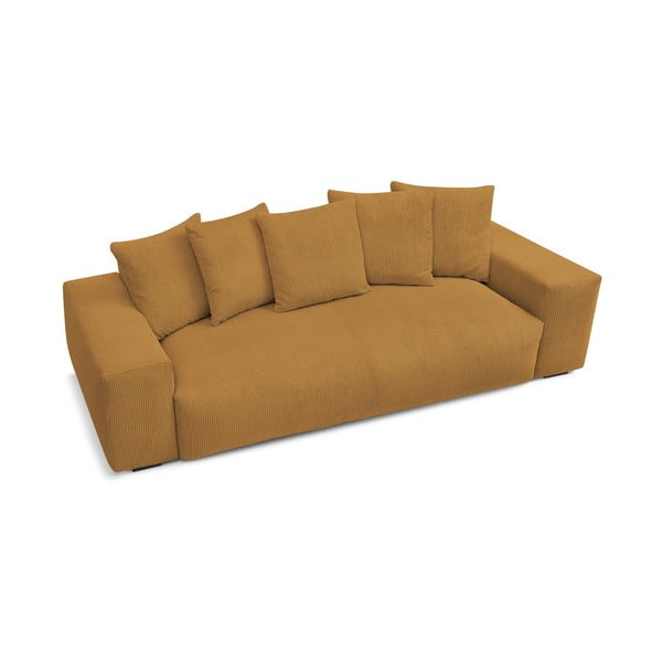 Sinepivärvi velvetist diivan 280 cm Voltaire - Bobochic Paris-image-4