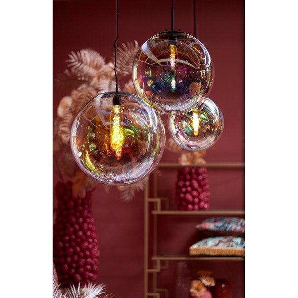 Klaasist varjuga ripplamp ø 48 cm Medina - Light & Living-image-3