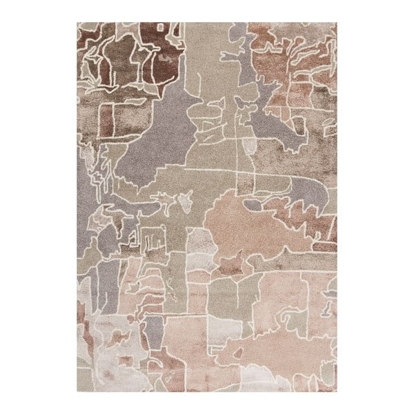 Ručně tuftovaný koberec Linie Design Pazzo Earth, 140 x 200 cm