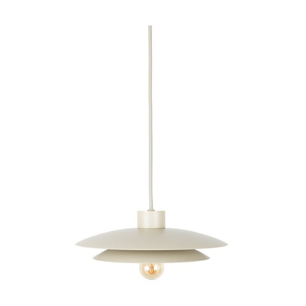 Beež metallist ripplamp ø 26,5 cm Wubbo - White Label