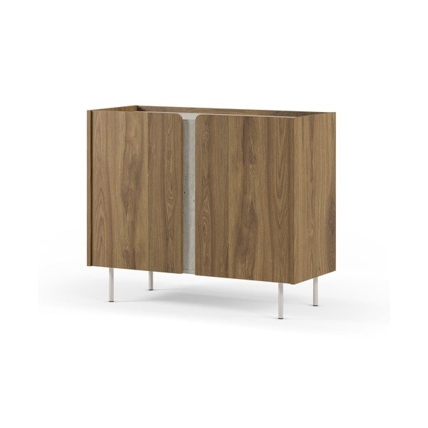 Tammepuidu mustriga kapp, looduslik värv, mõõtmetega 100x82,5x40 cm, Lucile – Marckeric-image-3