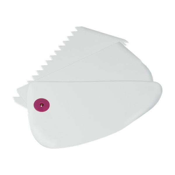 3 valge plastikust klaasipuhasti komplekt - Metaltex-image-2