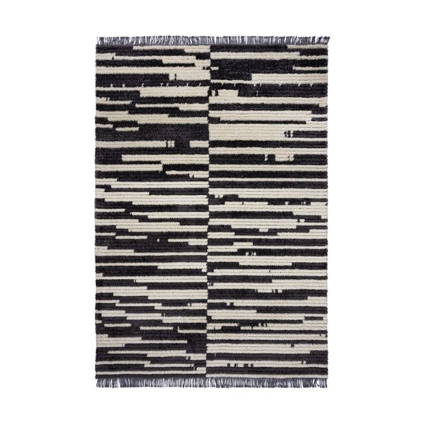 Must-valge vaip 120x170 cm Lina - Flair Rugs