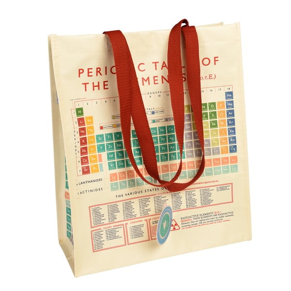 Ringlussevõetud paberist kaubakott Periodic Table - Rex London