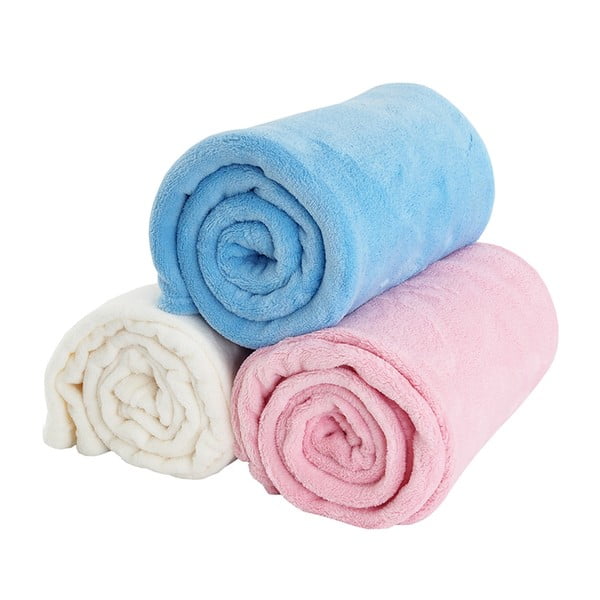 Roosa laste tekk mikroplüüsist 110x140 cm Exclusive - B.E.S.-image-3