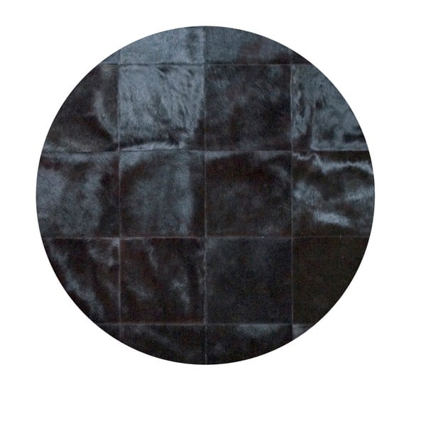 Kožený koberec Pipsa Dyed, ⌀  100 cm