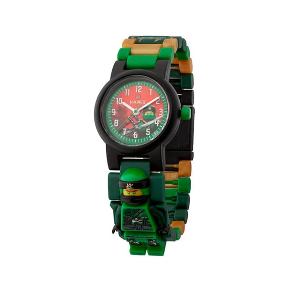 Zelené hodinky s figurkou LEGO® Ninjago Lloyd