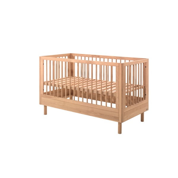 Puiduvärvi tamme täispuit narivoodi 70x140 cm Forrest – Vipack-image-3