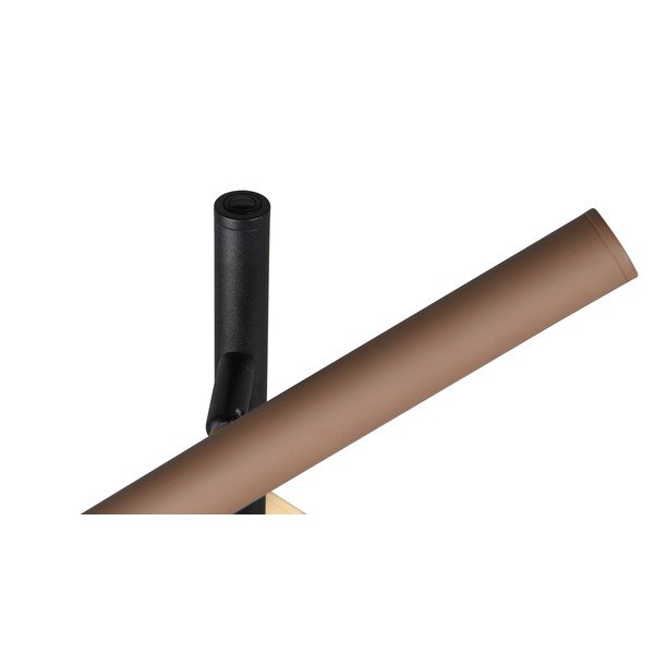 Must LED põrandavalgusti metallist varjuga (kõrgus 150 cm) Fiato - Trio-image-4