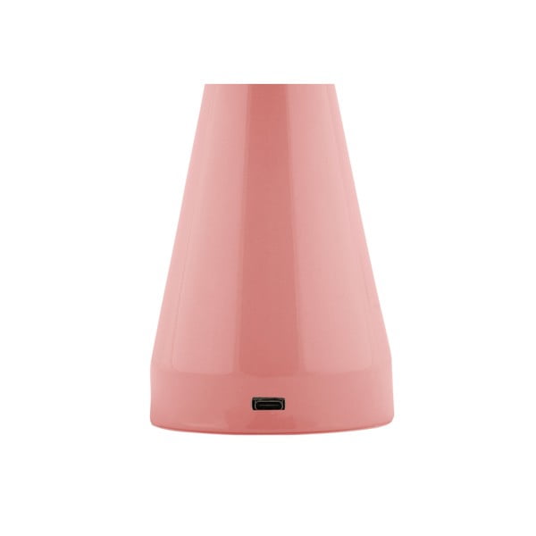 Roosa dimmerdatav LED lauavalgusti metallist varjuga (kõrgus 20,5 cm) Rachel - Leitmotiv-image-2